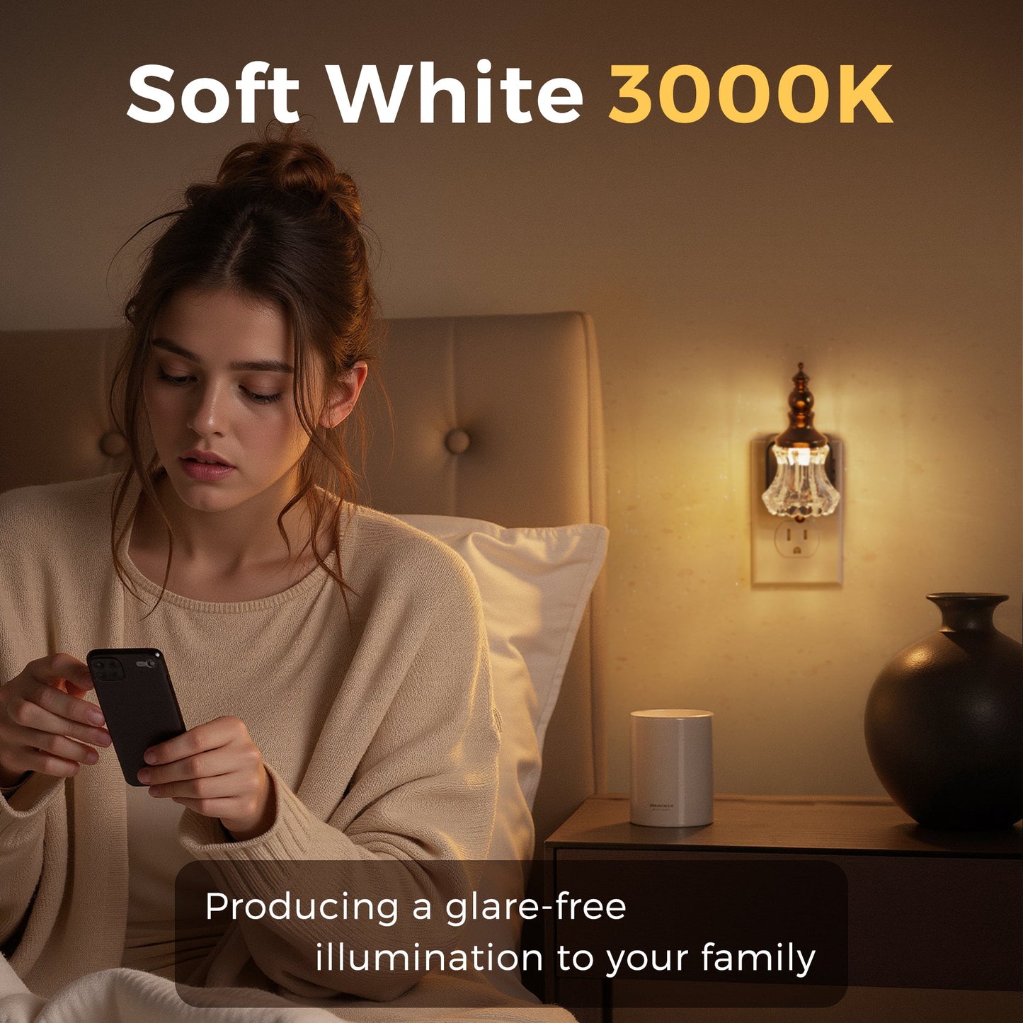 Plug-in Night Light Floral Style (Down)