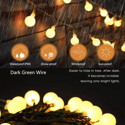 60 LED Solar Fairy Lights