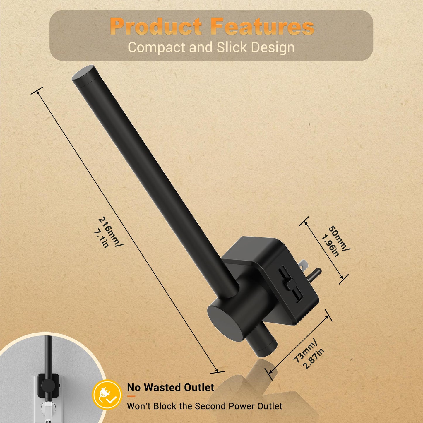 Plug-in Night Light Linear Design