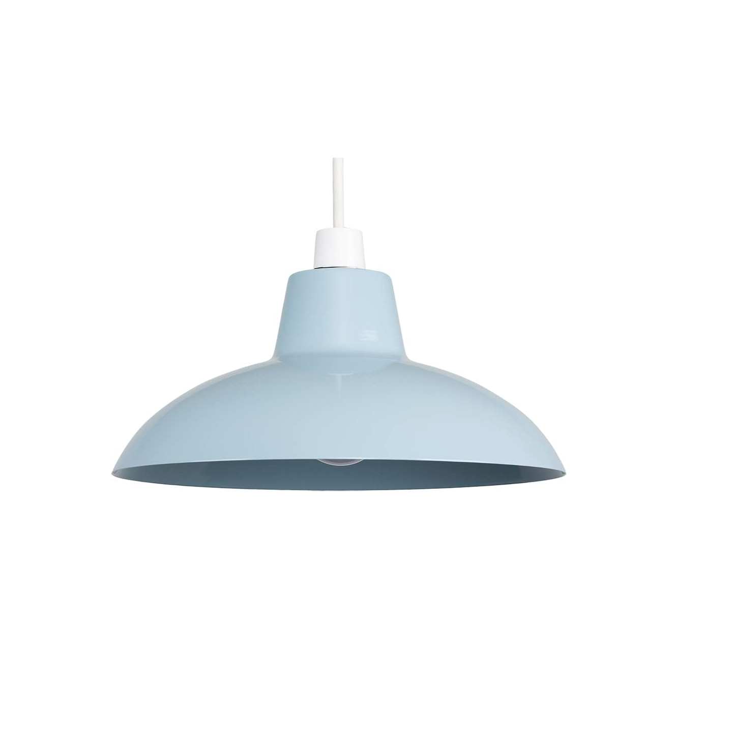 Retro-Style Matte Black Metal Ceiling Light Shade | Pendant Lighting. Home Décor & Home Improvement Essential