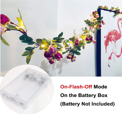 Rose Flower Fairy Lights