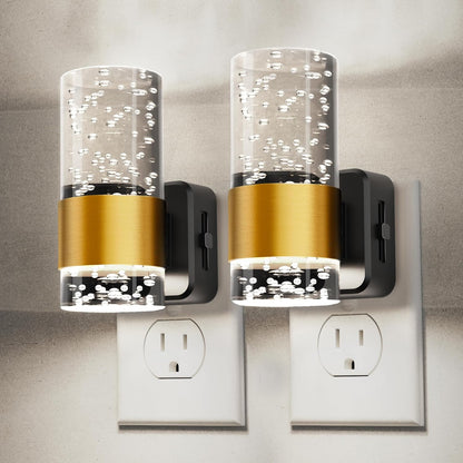 Plug-in Night Light Acrylic Bubble Style