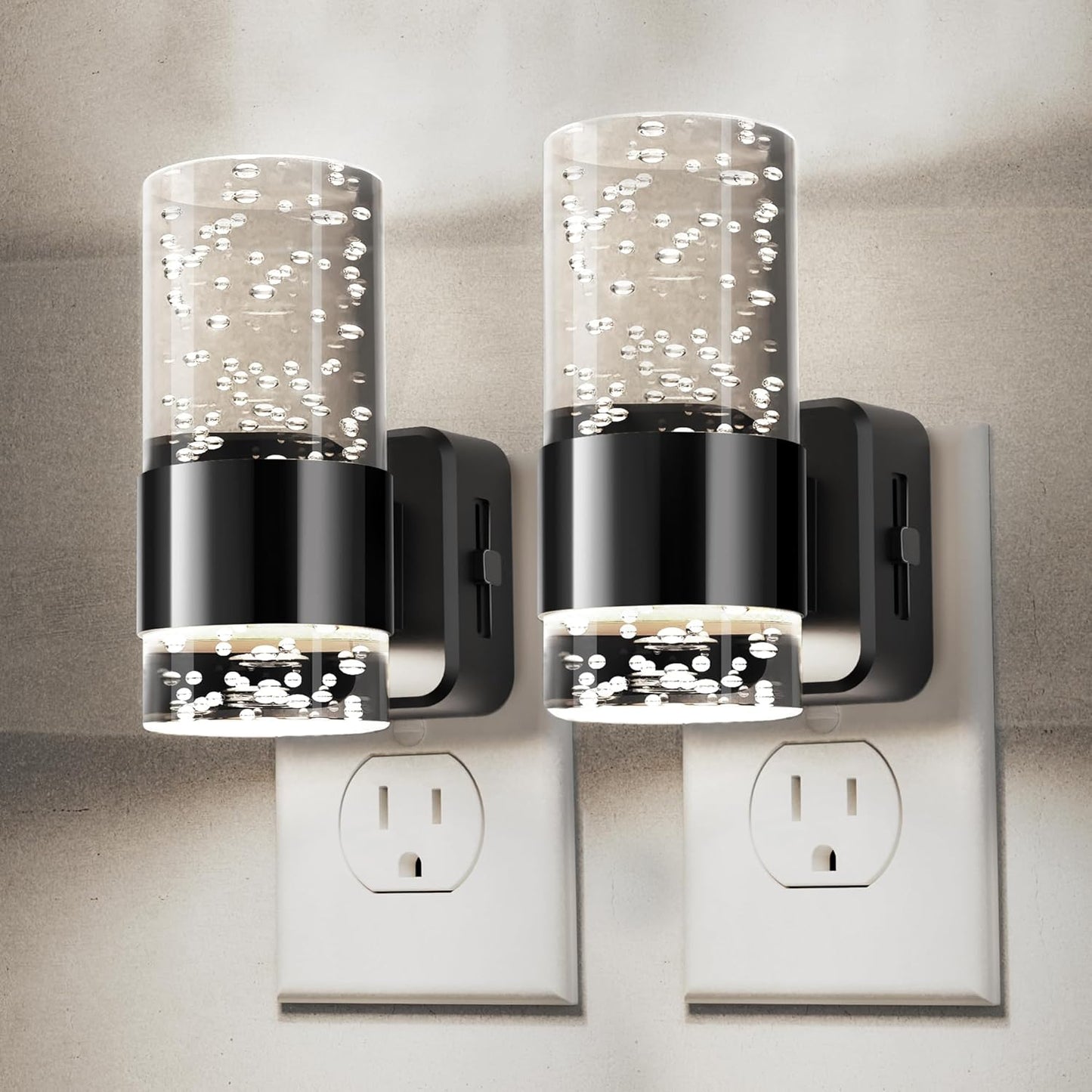 Plug-in Night Light Acrylic Bubble Style