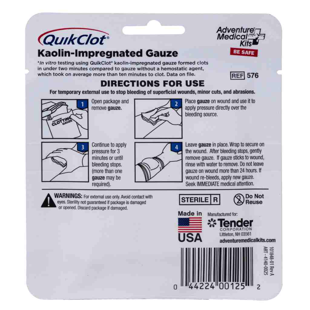 QuikClot Gauze (3 x 2')