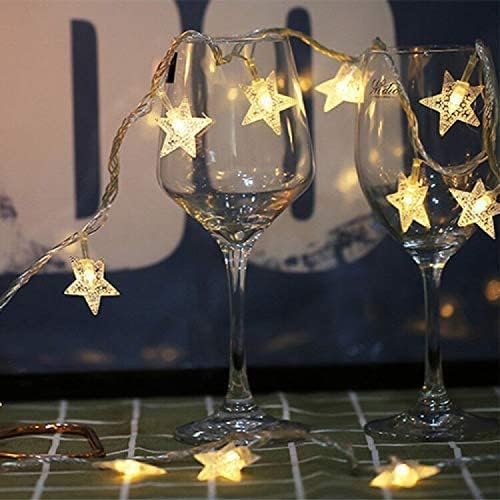 Clerance Sale -LED String Lights. Mains Powered 20 LED Star Christmas Lights with Remote Control 300cm. 8 Modes Fairy Lights for Girls Bedroom. Xmas Lights for Christmas Decoration Indoor Outdoor
