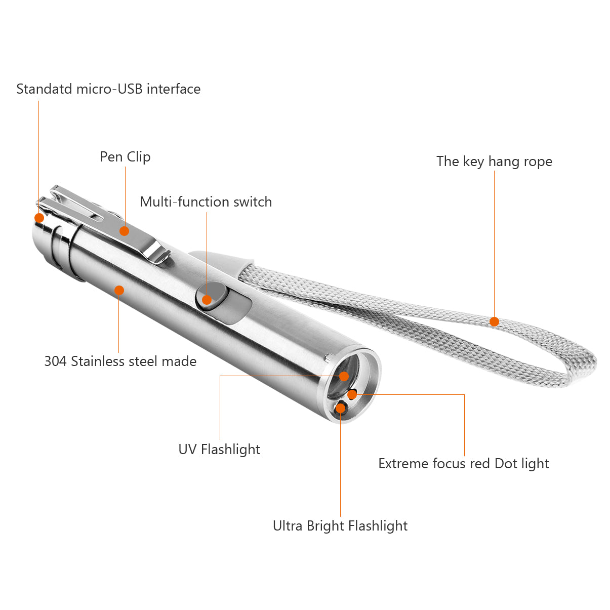 3-in-1 Rechargeable Cat Catch Pointer Toy Pet Training Tool