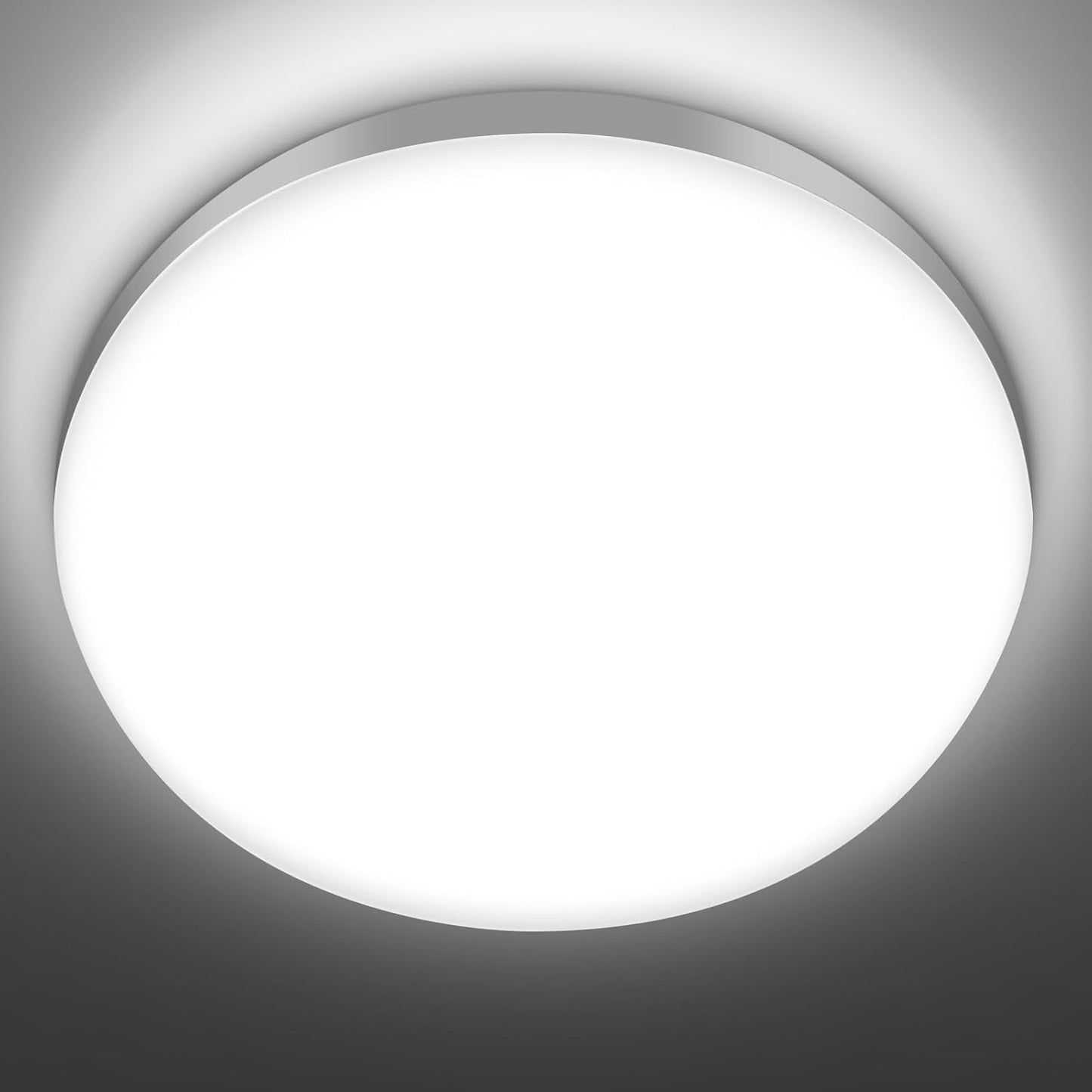 36W Modern Flush Ceiling lights. 4200LM 4000K Natural White. 240W Equivalent. Waterproof IP44 Modern Flush Ceiling Lights for Living Room.Bedroom. Kitchen. Bathroom. Porch