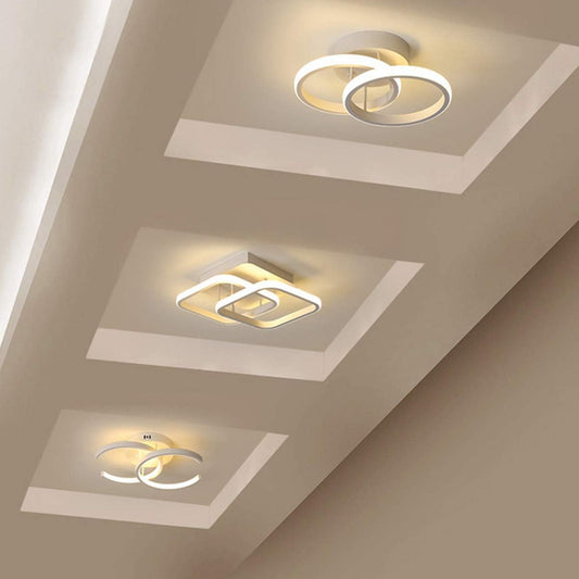 22W LED Ceiling Light Modern Square Dimmable Ceiling Lamp Fixture