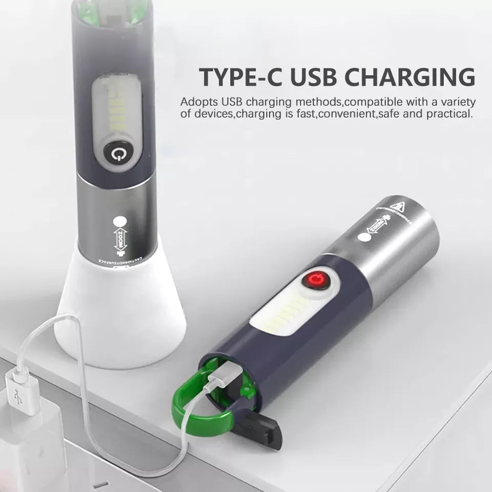 Digital Thunder XST-836. Rechargeable Waterproof Torch FlashLight