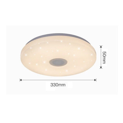 48W RGB LED Ceiling Light with Bluetooth Speaker & Remote. Music Sync. Dimmable & Smart App Control