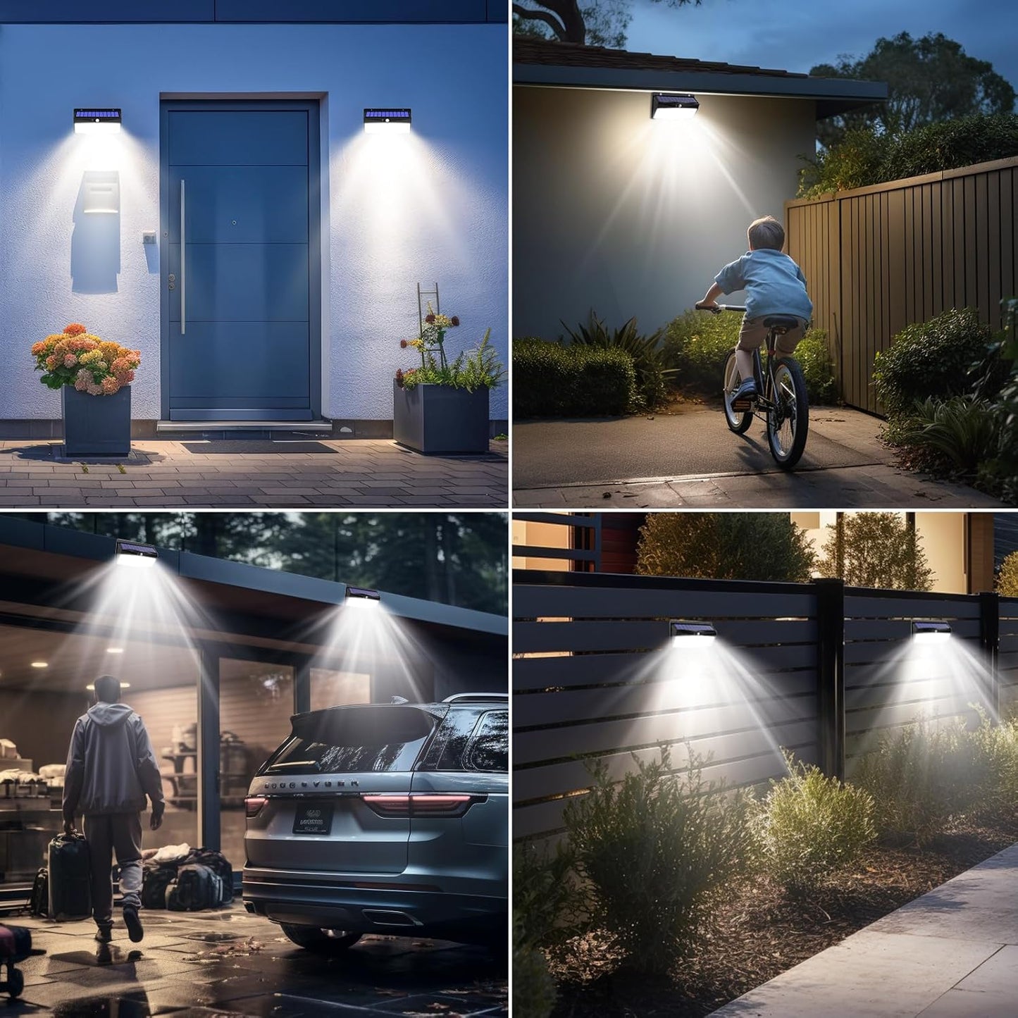 2-Pack Solar Motion Sensor Lights