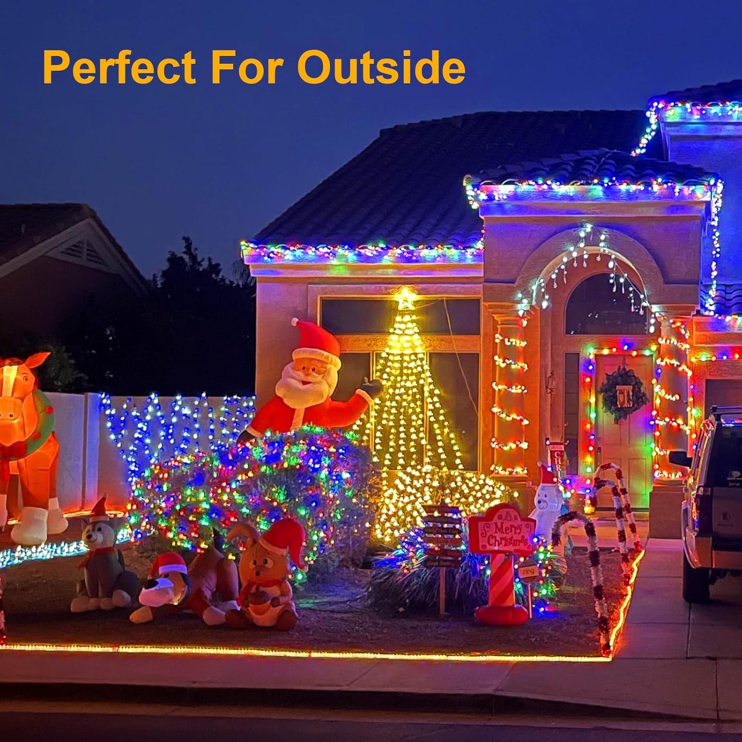 Battery Operated Waterproof Fairy Lights – 3M. 30 LED. Multi-Coloured
