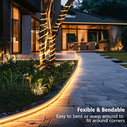 Solar LED Strip Lights – 10M 640 LEDs. Remote Control. Waterproof Outdoor Lighting