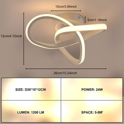 LED Lamp Ceiling Light - Ceiling Lamp for Hallway Office Bedroom Kitchen Living Room ceiling light(White)