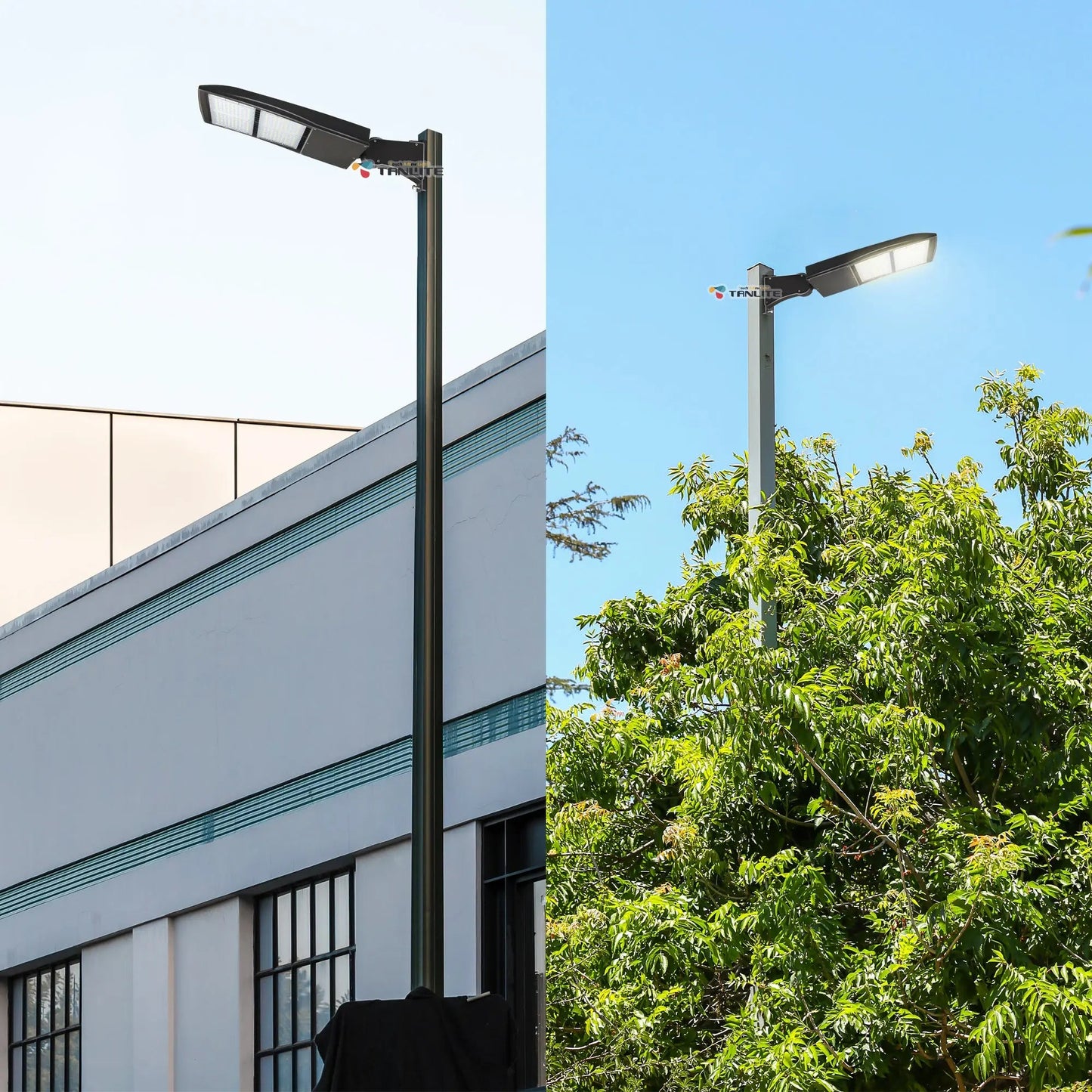 300W LED Parking Lot Light-Shoebox Area Light-AC 120~277V-42.000 Lumens-CCT 5000K-1.000W Metal Halide Equivalent-UL+DLC 5.1
