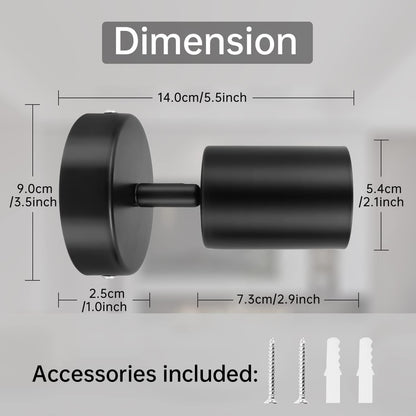 Adjustable Spot Light with GU10 Socket
