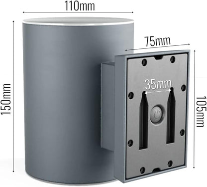 SolarCentre Grantham Solar Wall Light – Outdoor Up & Down