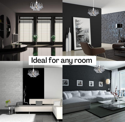 Crystal Faceted Oriel Light Shade. Crystal Chandelier. Ceiling Light Shade. Lamp Shade. Chandeliers Ceiling Light