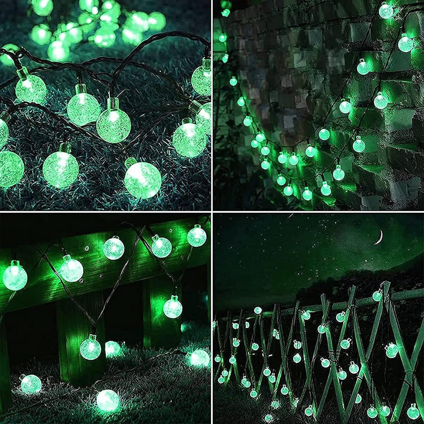 Green Solar Fairy Lights – 100LED. 12M. 8 Modes