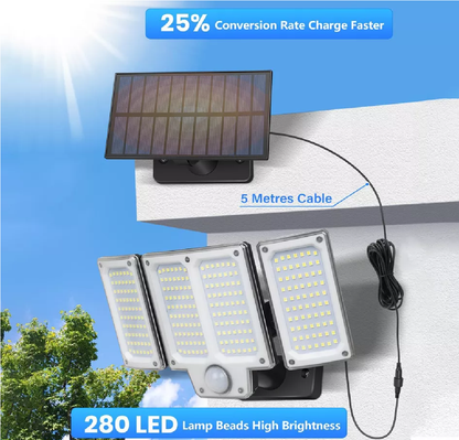 Motion Sensor Solar Flood Lamp
