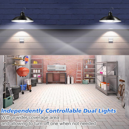 LED Solar Pendant Hanging Light Dimmable Indoor Outdoor Garden Yard Shed Lamp