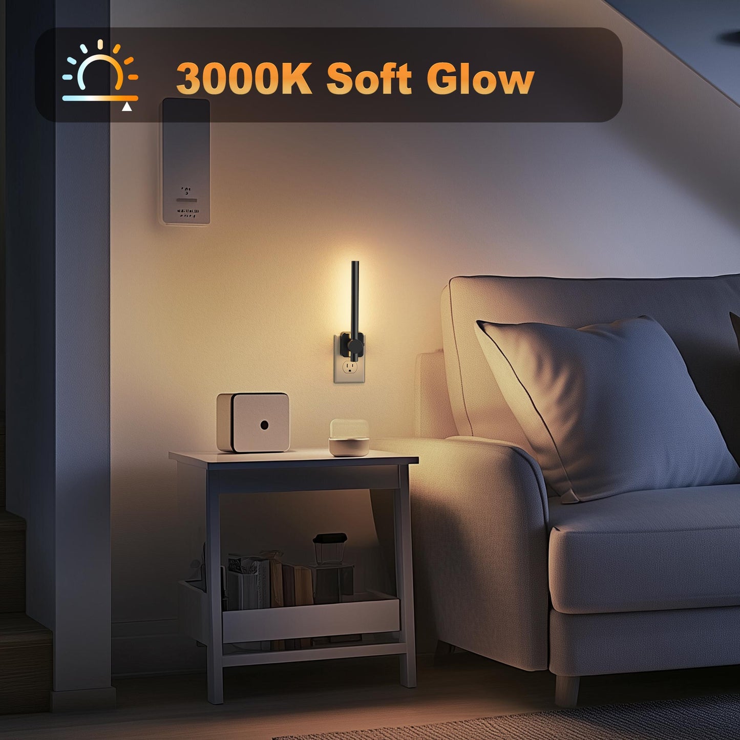 Plug-in Night Light Linear Design