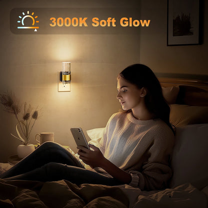 Plug-in Night Light Acrylic Bubble Style