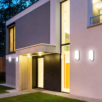 LED PIR Motion Sensor Outdoor Wall Light – Waterproof Security Lamp