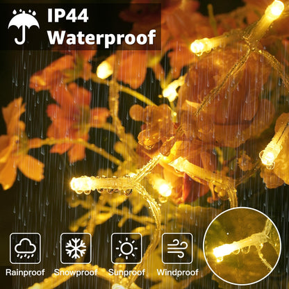 Battery Fairy Lights – 10m. 100 LEDs. 8 Modes. Timer. Waterproof Warm White