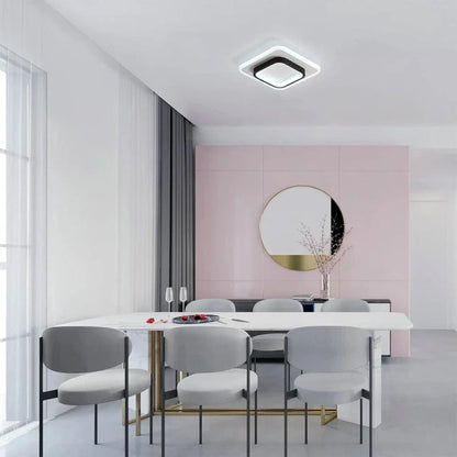 Modern LED Ceiling Light – Square Panel Downlight for Bathroom. Kitchen. Bedroom | Energy Efficient A+++ | 3000K-6500K