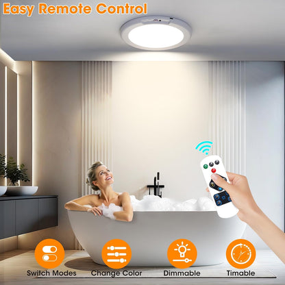 Motion Sensor Ceiling Light with Remote