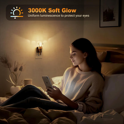 Plug-in Night Light Floral Style (Up)