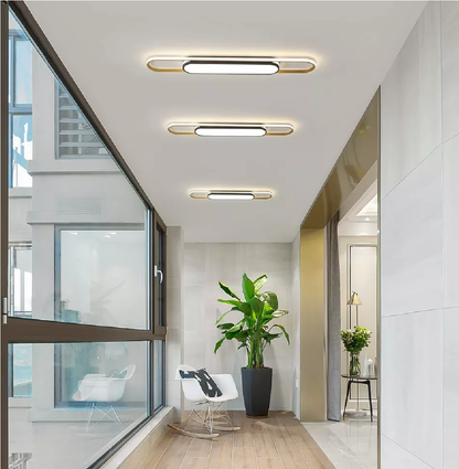 110cm Modern Ceiling Light – Remote-Controlled LED Lighting for Kitchens. Dining Rooms. and Hallways