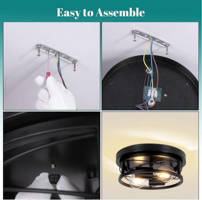 Round Black Ceiling Light. 2-Way Ceiling Lights with E27 Flush Light Fittings Ceilings. Ceiling Lighting for Chandeliers Ceiling Light. Ceiling Lights Living Room
