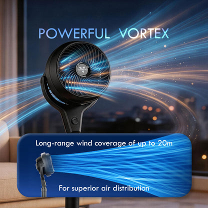 Vornado Energy Smart™ 10in Stand Air Circulator Fan. Vortex Action. Oscillation. 3-Speed (602-AN)