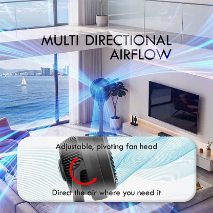 Vornado Energy Smart™ 10in Stand Air Circulator Fan. Vortex Action. Oscillation. 3-Speed (602-AN)