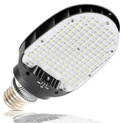 LED Corn Bulb E39 Base - 30/45/60W Selectable - Up to 8.400 Lumens 5000K Daylight - 200W MH/HPS Replacement - Commercial Retrofit Light for Parking Lot. Street & Wall Pack
