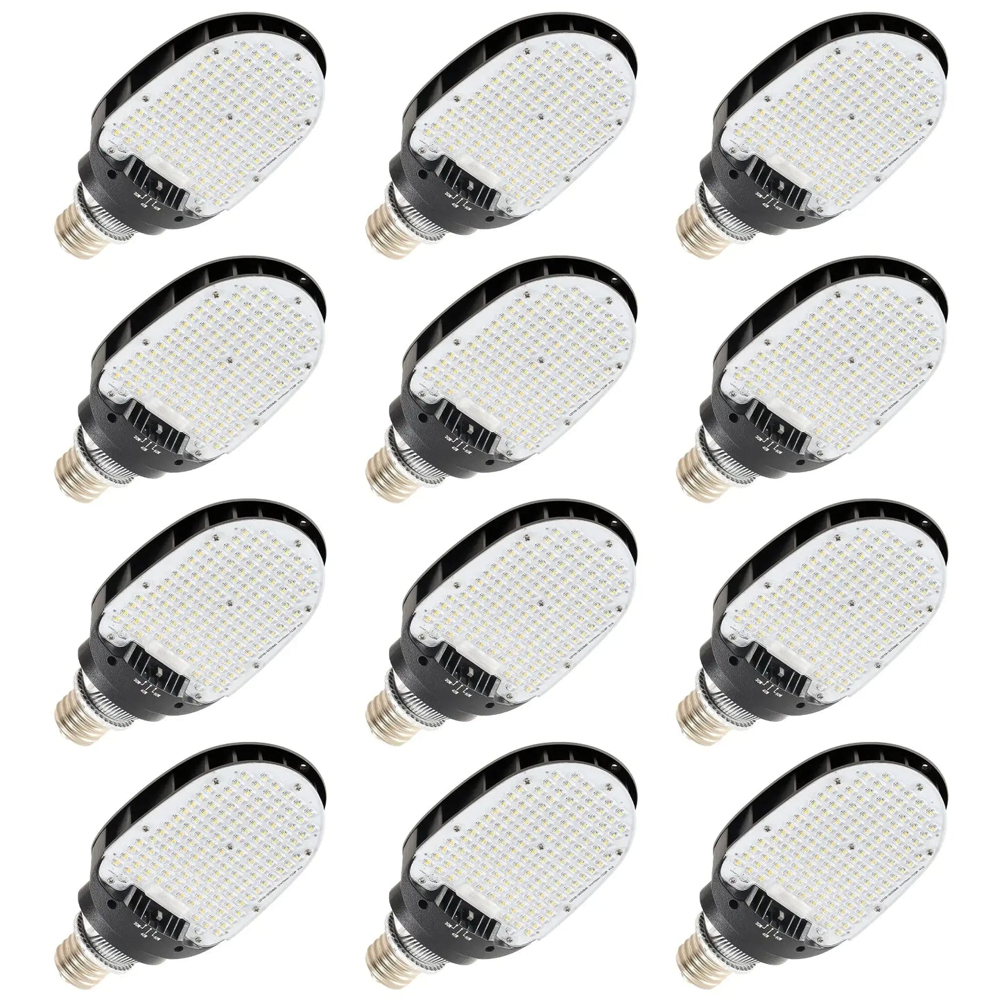 LED Corn Bulb E39 Base - 30/45/60W Selectable - Up to 8.400 Lumens 5000K Daylight - 200W MH/HPS Replacement - Commercial Retrofit Light for Parking Lot. Street & Wall Pack