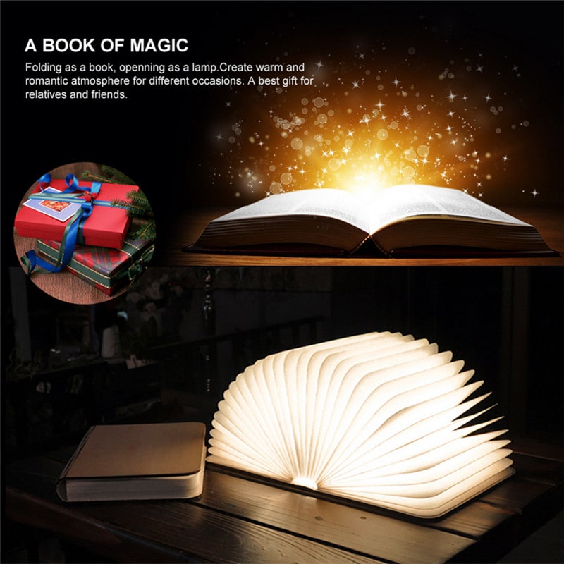 Foldable Rechargeable Magnet LED Book Lights