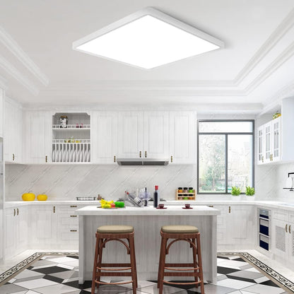 Flush Mount Square LED Ceiling Panels Modern Bright Energy Efficient Lighting