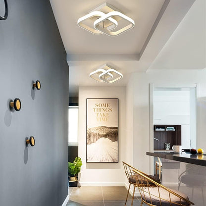 22W LED Ceiling Light Modern Square Dimmable Ceiling Lamp Fixture