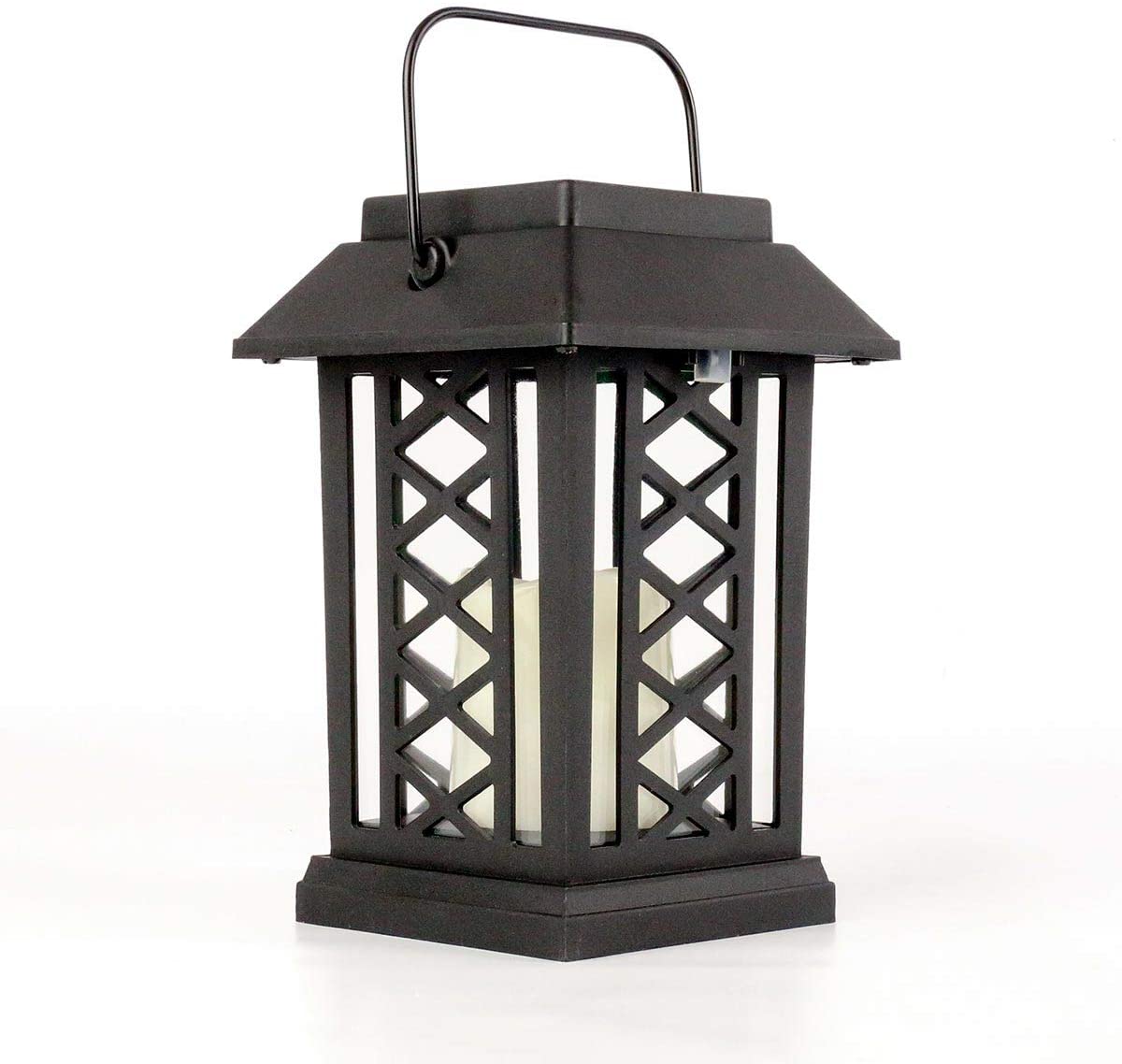 Lanterne Solaire Design noire en X