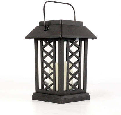 Lanterne Solaire Design noire en X