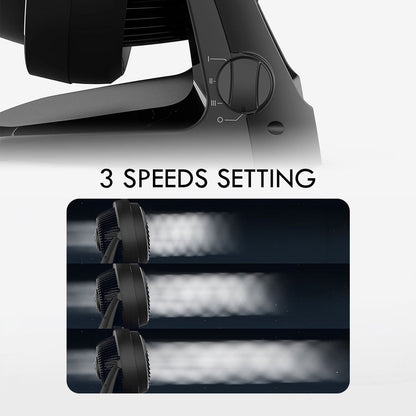 Vornado Whole Room Air Circulator – Powerful Vortex Action. 75-ft wind. Adjustable Tilt. Desk/Floor Fan. 3-Speed. black. 62-AN