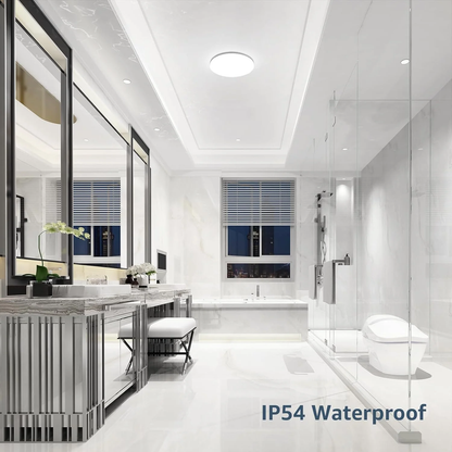 36W Modern Flush Ceiling lights. 4200LM 4000K Natural White. 240W Equivalent. Waterproof IP44 Modern Flush Ceiling Lights for Living Room.Bedroom. Kitchen. Bathroom. Porch