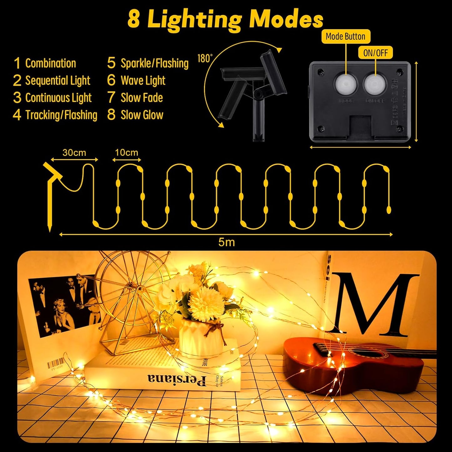 Solar powered Fairy Lights