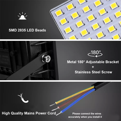 10W Outdoor PIR LED Floodlight