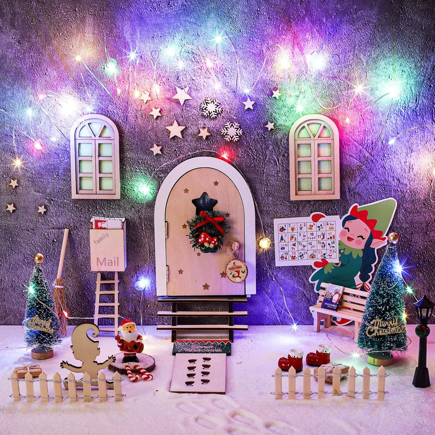 Fairy Lights with Garden Decoration Accessories
