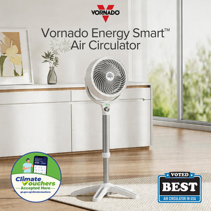 [CLIMATE VOUCHER $400] Vornado Energy Smart™ Air Circulator Fan. Vortex Action. DC motor. Oscillation. Timer. Variable Speed instead (683DC)