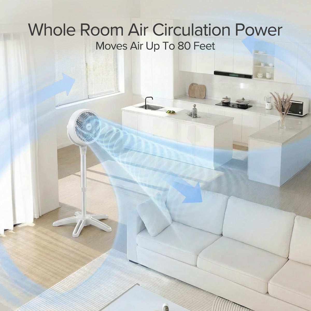 [CLIMATE VOUCHER $400] Vornado Energy Smart™ Air Circulator Fan. Vortex Action. DC motor. Oscillation. Timer. Variable Speed instead (683DC)